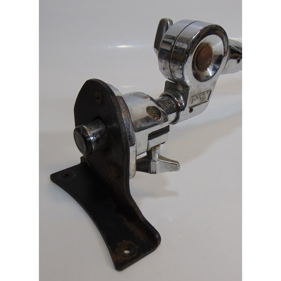 Pearl Drum Cymbal Stand Boom Snare Long Holder Tom Arm Chrome Vintage Part Mount - Picture 2 of 12